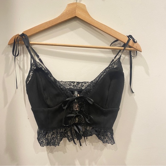 for love and lemons bette cami in black - Picture 2 of 7